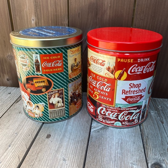 2 Coca Cola tins Vintage - Picture 6 of 13